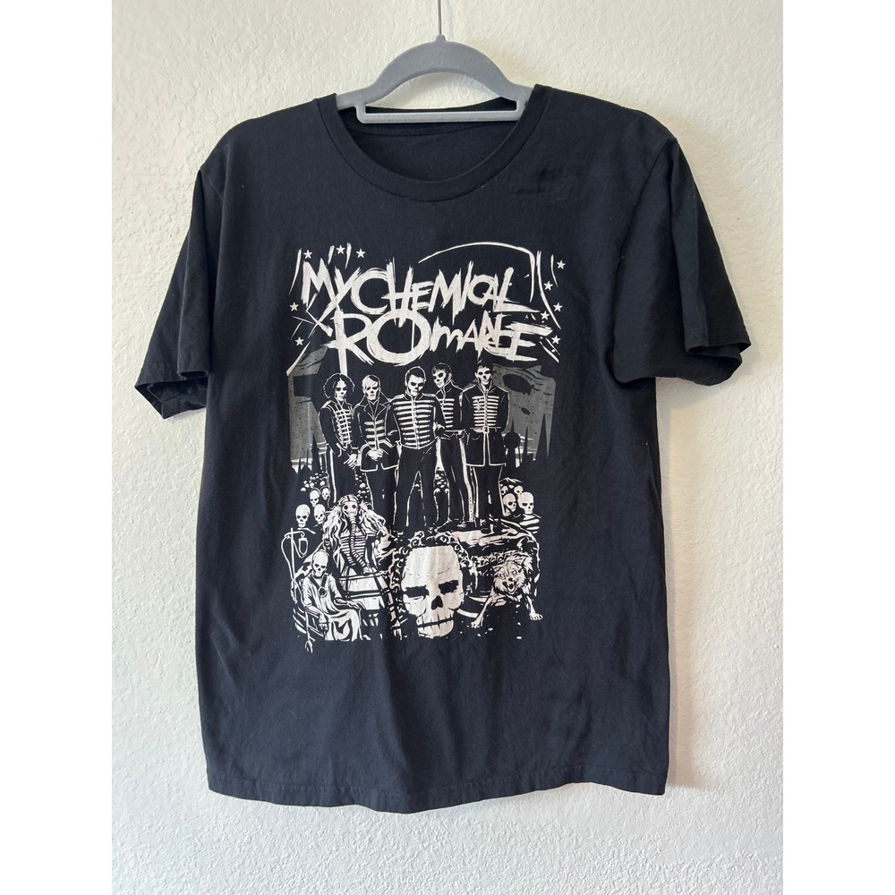My Chemical Romance Dead Parade Y2K Rock Band Merch Black LG Graphic Tee SZ M